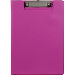 MARBIG SUMMER COLOUR FUSCHIA PVC CLIPFOLDER A4***