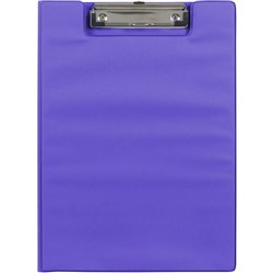 MARBIG SUMMER COLOUR PURPLE PVC CLIPFOLDER A4