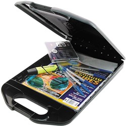 MARBIG STORAGE CLIPBOARD BLACK 320x230x27mm pressure clip to keep documents in