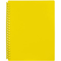 DISPLAY BOOK A4 YELLOW REFILLABLE