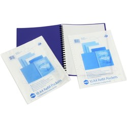 A4 DISPLAY BOOK REFILLS PK10 141391 MARBIG