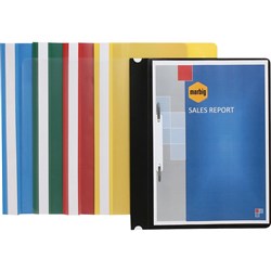 MARBIG A4 FLAT FILE YELLOW