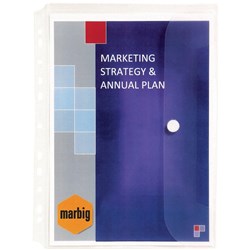 MARBIG A4 CLEAR BINDER WALLET
