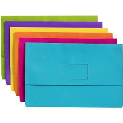 SLIMPICK DOCUMENT PACK 10 WALLETS Assorted