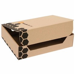 MARBIG ENVIRO TRANSFER BOX A4 BROWN PACK OF 5