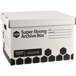 ARCHIVE BOX MARBIG SUPER 80036 STRONG 420L X 320W X 260H