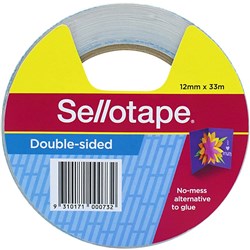 SELLOTAPE DOUBLE SIDED TAPE 12 12MM X 33M