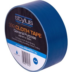 STYLUS 399 CLOTH TAPE 48x25 BL Blue 48mmx25m