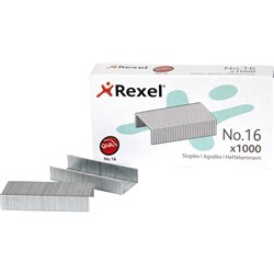 REXEL STAPLES 24/6 No.16 BOX OF 1000