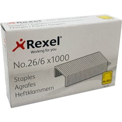 REXEL STAPLES 56 26/6 BOX OF 1000