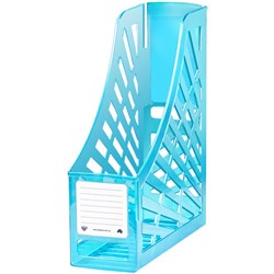 MAGAZINE STAND TRANSLUCENT BLUE I160 TRANSLUCENT BLUE