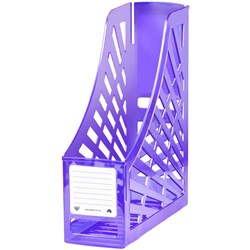 MAGAZINE STAND TRANSLUCENT PURPLE I160 TRANSLUCENT PURPLE