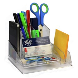 ITALPLAST CLEAR DESK ORGANISER