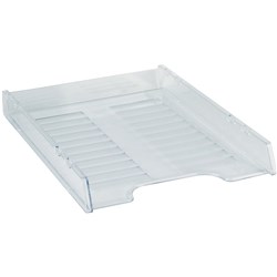 ITALPLAST SLIM DOCUMENT TRAY A4 Multi Fit Clear