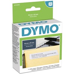 DYMO LABELWRITER LABELS   19 X 51MM MULTI PURPOSE S0722550 REMOVABLE SD11355