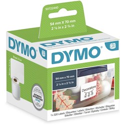 DYMO LABELWRITER LABEL DISKETTE 54 X 70 MM  BX 320 SD66015