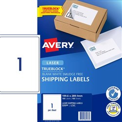 AVERY 1 LABEL A4 L7167 BOX 100