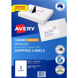 AVERY 2 LABEL A4  L7168 BOX 100