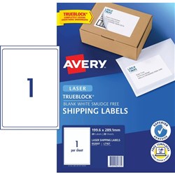 AVERY L7167 MAILING LABELS Laser 1/Sht 199.6x289.1mm