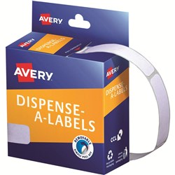 AVERY LABEL DISP PACK 937212 DMR 1349W WHITE RECTANGLE 13x49mm