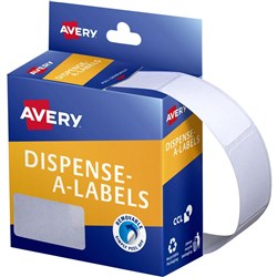 AVERY LABEL DISP PACK 937217 DMR 1936W WHITE RECTANGLE 19x36mm