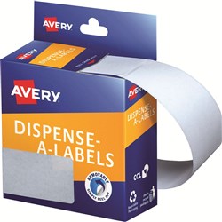 AVERY LABEL DISP PACK 937224 DMR 7627W WHITE RECTANGLE 27x 76mm