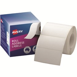 AVERY ROLL ADDRESS LABEL 937104 70 X 35 PLAIN WHITE BOX 500