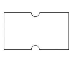 BLITZ PRICING GUN LABELS White Permanent 21x12mm ALSO PGL050HP