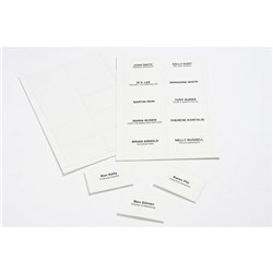 CONVENTION CARD HOLDER INSERTS A4 PACK 25 SHEETS