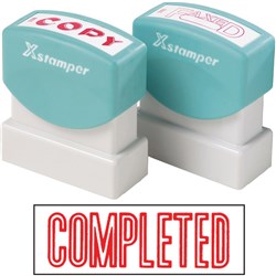 XSTAMPER COMPLETED 1026 RED