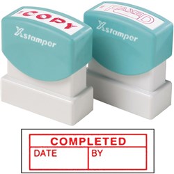 XSTAMPER COMPLETED DATE BY 1542 RED