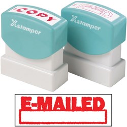 XSTAMPER EMAILED WITH SPACE 1650 RED