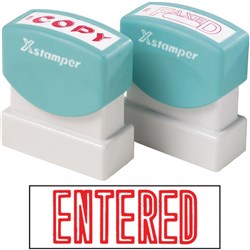 XSTAMPER ENTERED 1021 RED 5010210 CVC