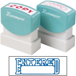 XSTAMPER ENTERED WITH SPACE 1205 BLUE