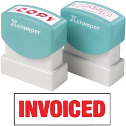 XSTAMPER INVOICED 1532 RED