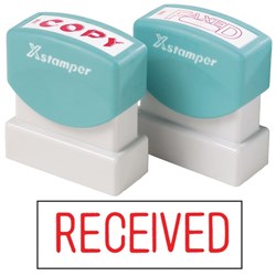 XSTAMPER RECEIVED 1116 RED