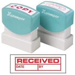 XSTAMPER RECEIVED DATE BY 1680 RED