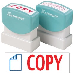 XSTAMPER COPY WITH ICON 2022 RED/BLUE