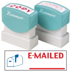 XSTAMPER EMAILED WITH ICON 2025 RED/BLUE