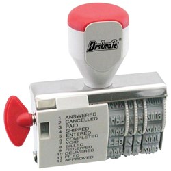 DESKMATE DIAL-A-PHRASE DATE STAMP 4MM