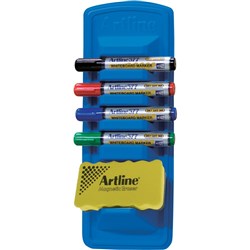 ARTLINE WHITEBOARD CADDY Artline 577 Markers and Eraser discontinued