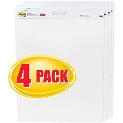 POST-IT 559-VAD EASEL PADS Super Sticky 635x775mm White 4 pack 30 sheets per pad
