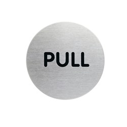 DURABLE PICTOGRAM SIGNS 65mm PULL ADHESIVE BACK