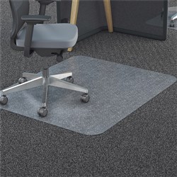CHAIRMAT RECTANGLE 90 X 120 MARGIB TUFF POLYCARB CARPET UP TO 12MM THICK