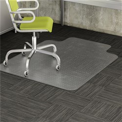 CHAIRMAT DURA 114 X 134 LARGE MARBIG FOR LESS THAN 6MM CARPET