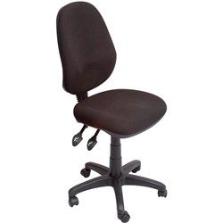 OFFICE CHAIR HIGH BACK 2L GAS LIFT 110KG WEIGHT RATE EC070BH BLACK