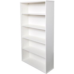 RAPID SPAN OPEN BOOKCASE 900MM W X 315MM D X 1800MM H WARM WHITE