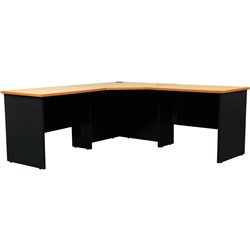 LOGAN WORKSTATION 1800X1800X600 Beech/Ironstone