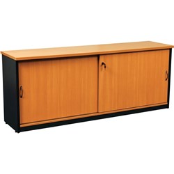 LOGAN CREDENZA 1200X450 Beech & Ironstone