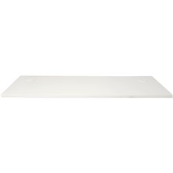 RAPID SPAN TABLE TOP ONLY 1800MM W X 700MM D X 25MM T 2 CABLE HOLES W/WHITE